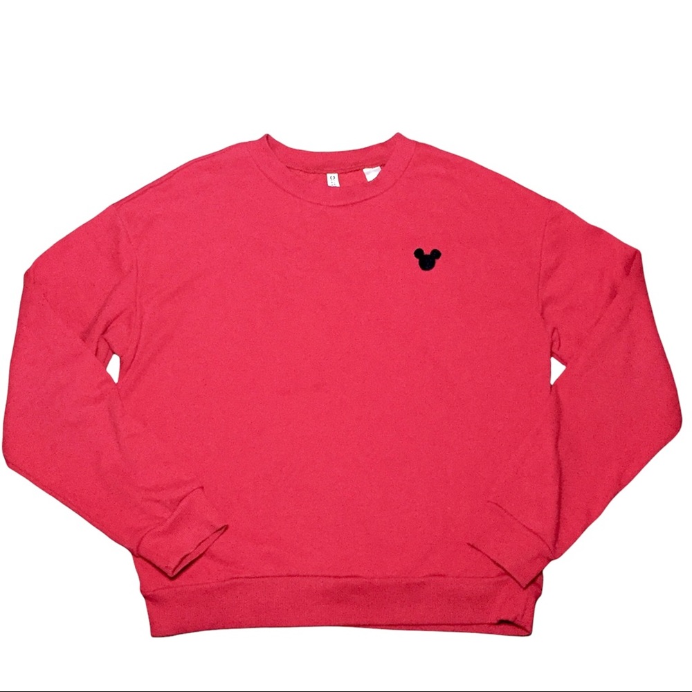 Disney/Divided H&M Basic Collab Small Crewneck Sweatshirt Mickey Logo